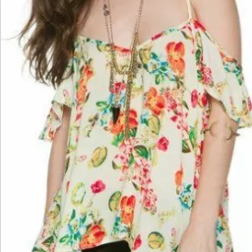 Others Follow Women's Naty Cold Shoulder Top S M L - Picture 2 of 8